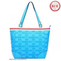 michael kors logo monogram groot blauw bakken Tas Prijzen 2017 79i7j374